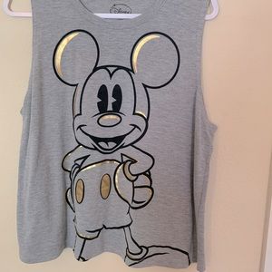 NWOT ✨ Disney Parks Mickey Mouse Grey Tank